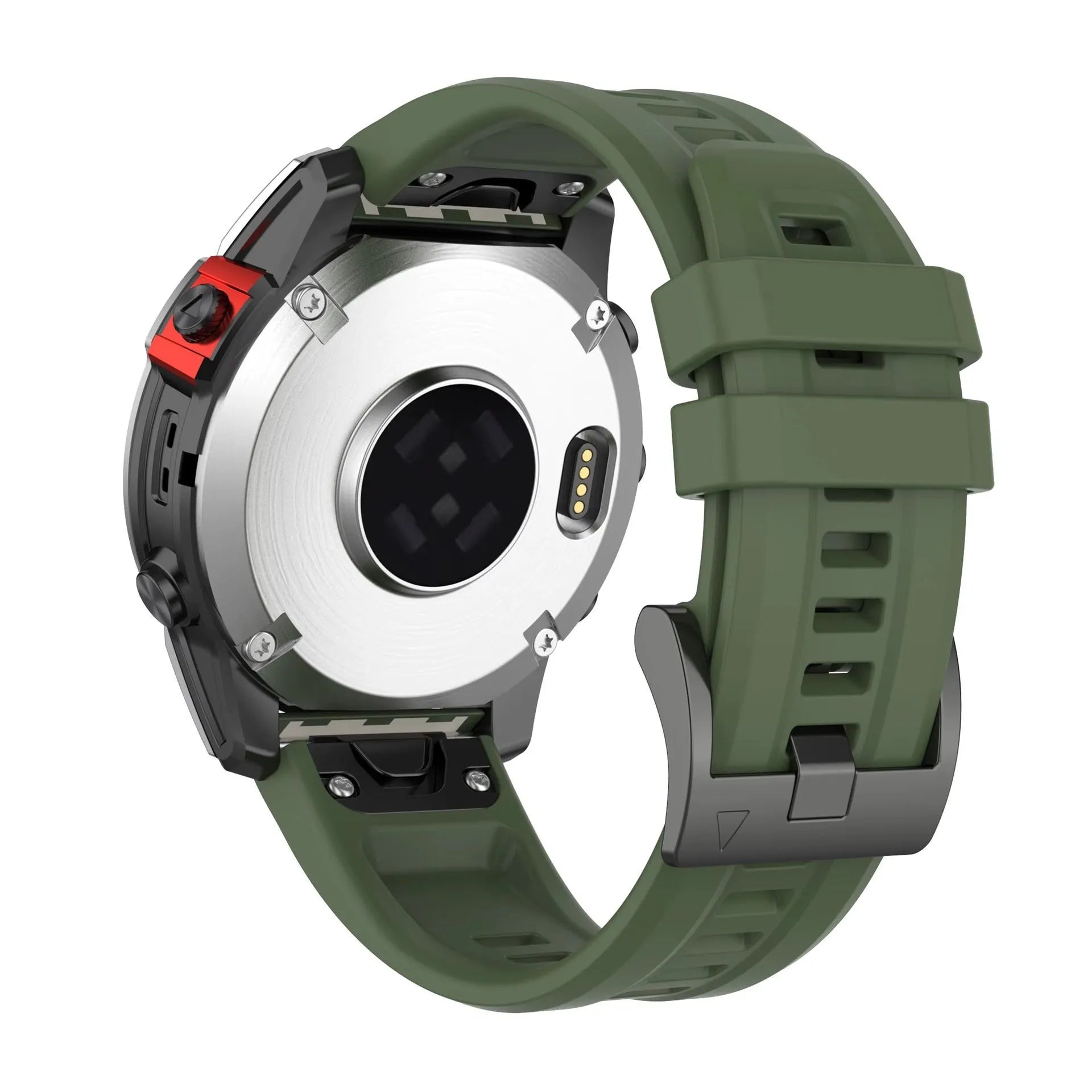 Jiaming Fenix 7 compatible silicone quick release watchband in multiple colour options