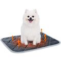 Grey cloth pet cushion with multi-layer construction in four size options for dogs and cats