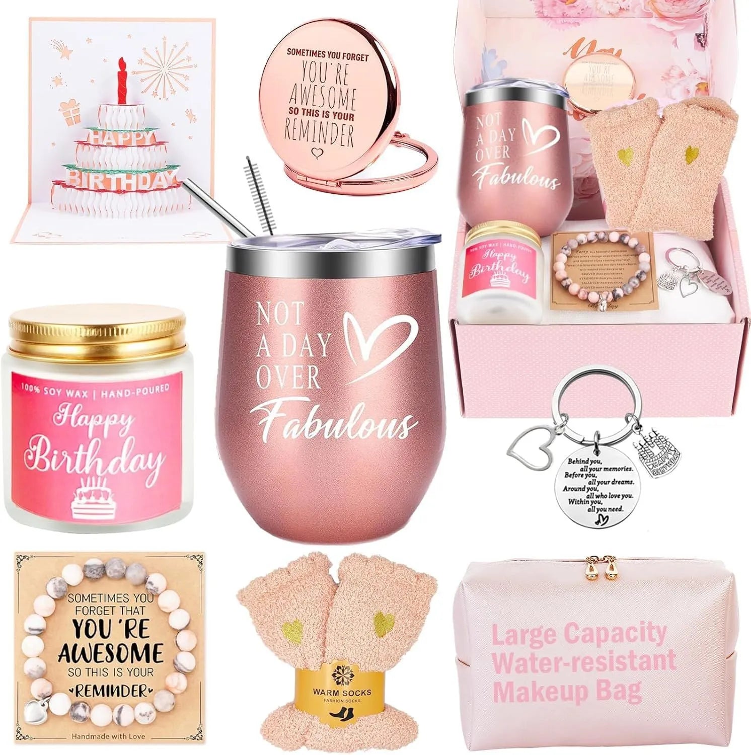 Soy wax aromatherapy candle gift set in modern box with multiple colour options