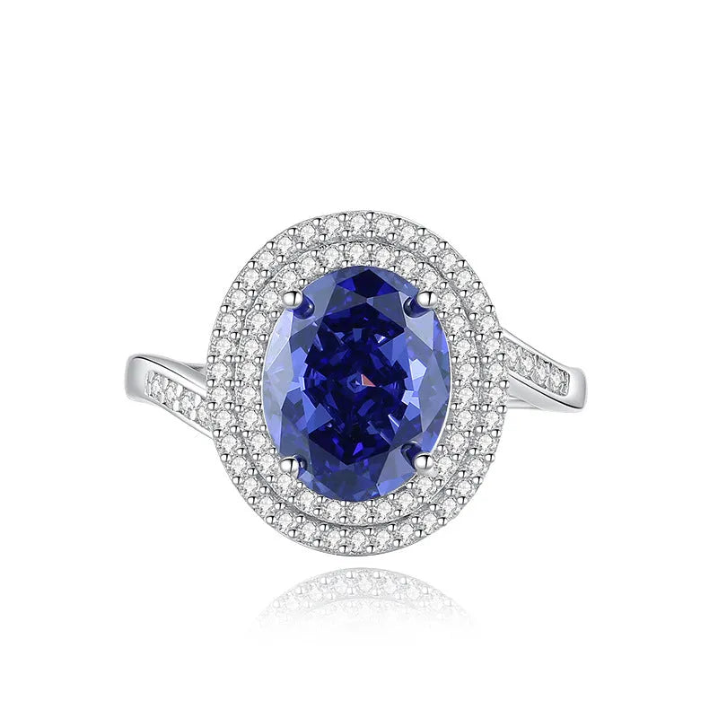 925 Sterling Silver heart ring with Ice Flower cut Tan Sang colour zircon stone.