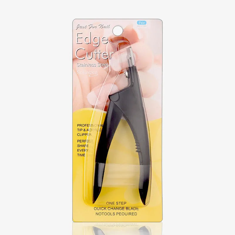 French manicure U-shaped nail scissors stainless steel nail art cutting tool