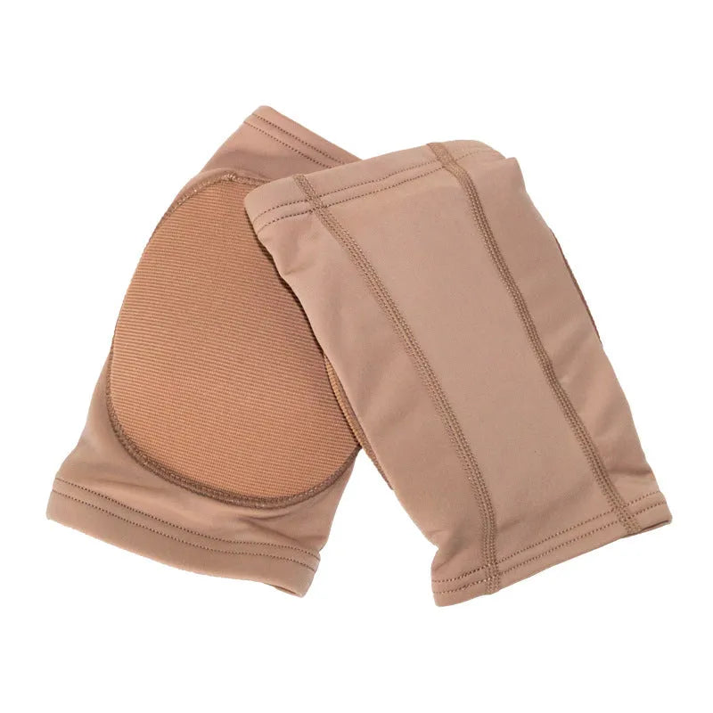 Ballet dance knee pads for yoga and exercise protection in skin colour and black options