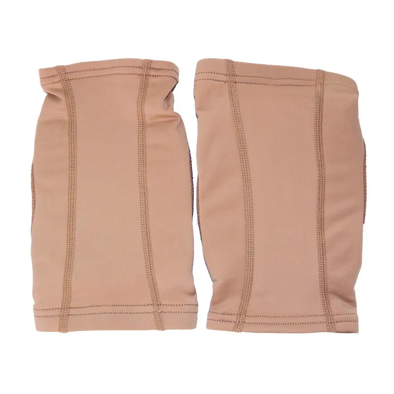 Ballet dance knee pads for yoga and exercise protection in skin colour and black options