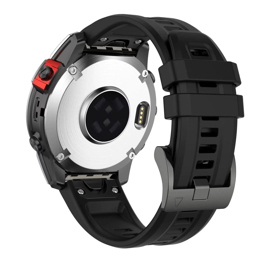 Jiaming Fenix 7 compatible silicone quick release watchband in multiple colour options
