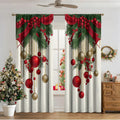 3D digitally printed Christmas curtains in polyester fabric with high sunshade functionality