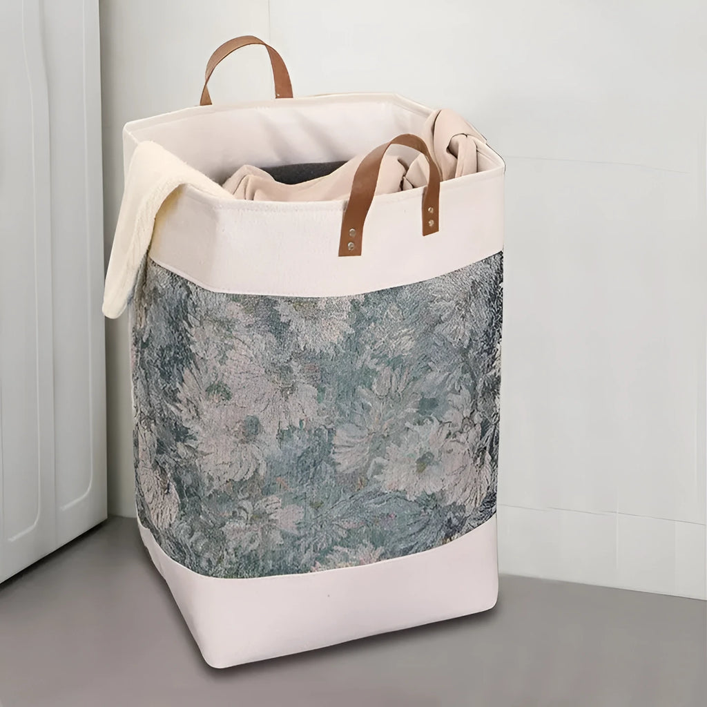 Large fabric storage bag for clothes and quilts in simple modern style, 35x35x55cm