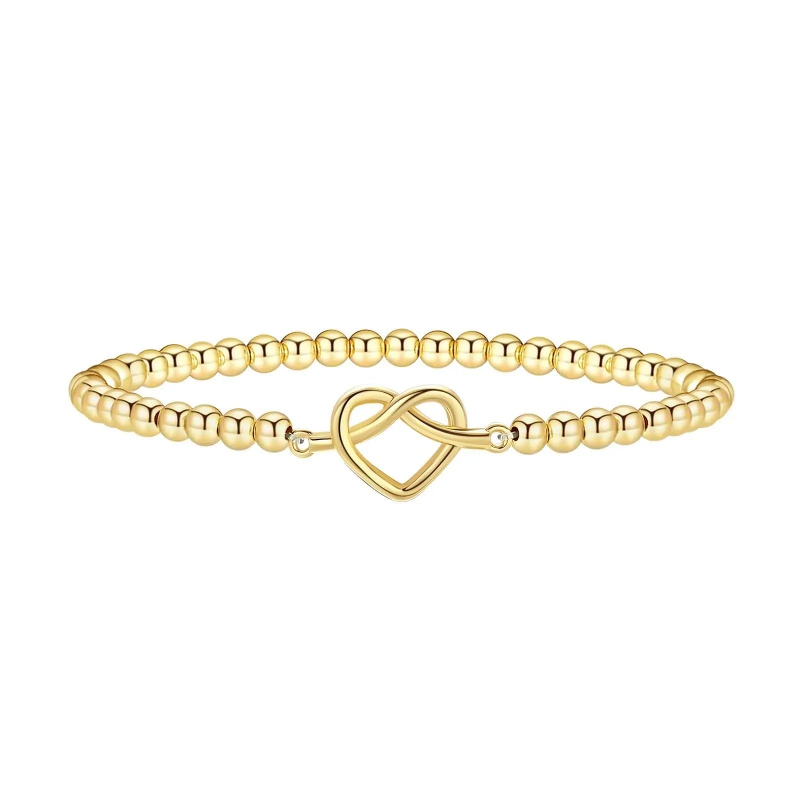 Women's adjustable stainless steel beaded bracelet with round geometric beads in a choice of six colours.