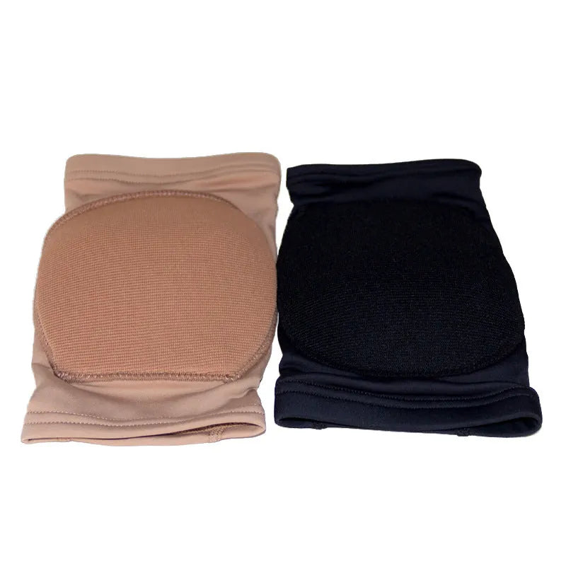 Ballet dance knee pads for yoga and exercise protection in skin colour and black options