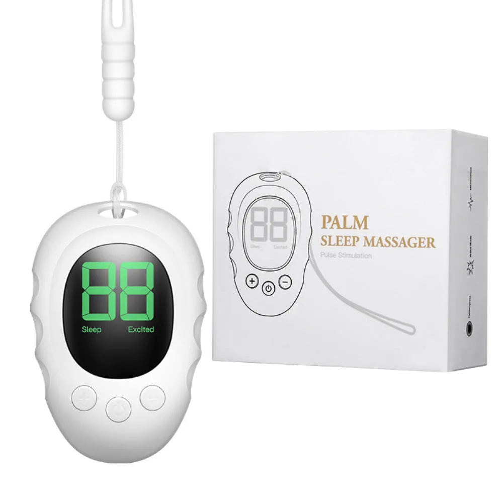 Silicone sleep aid hand grip stress reliever with handheld remote control in black, white, or green.