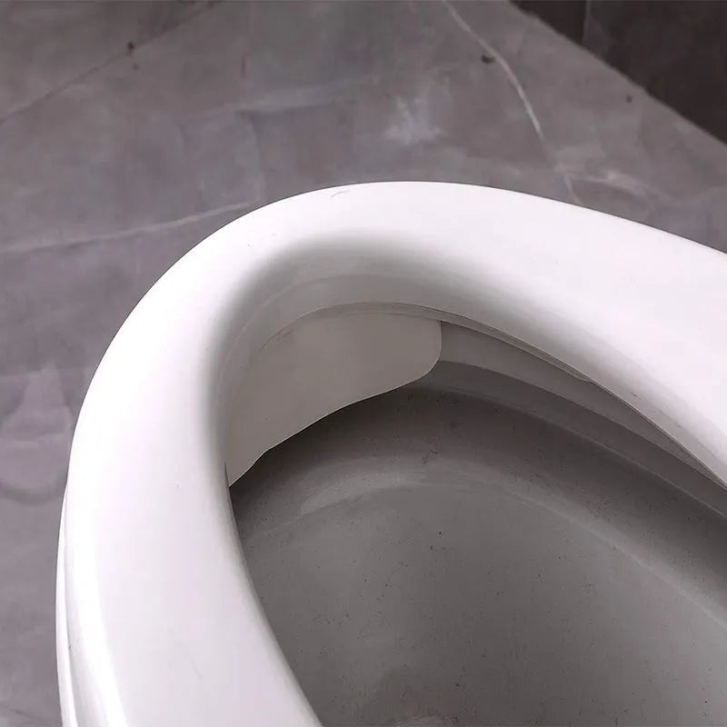 White PVC toilet training urine blocking board for children's splash prevention