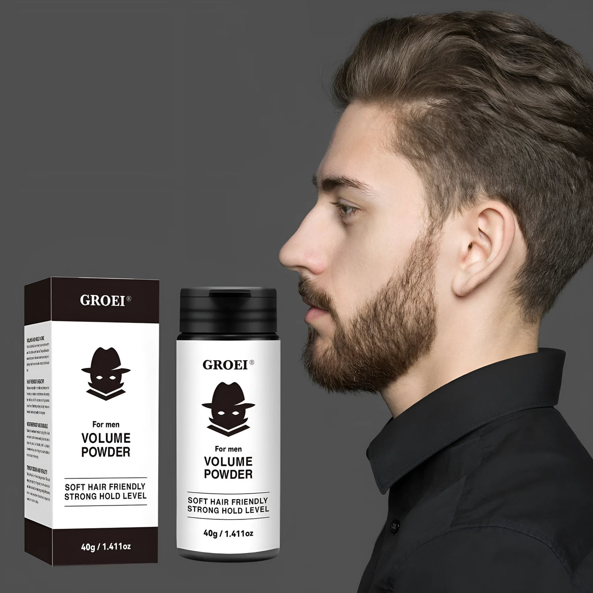 40g disposable hair styling powder for oil control and fluffy volume enhancement