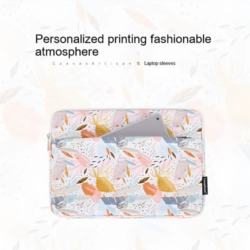 White waterproof 14 inch laptop sleeve inner bag made from PU leather