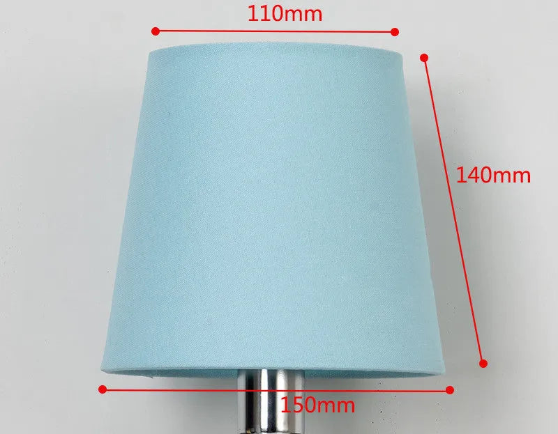 Modern minimalist fabric lampshade showing horizontal paste construction in multiple colour options