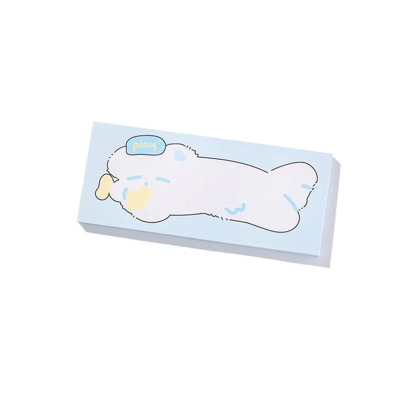 Cartoon hand account collage sticky notes in six styles with three size options