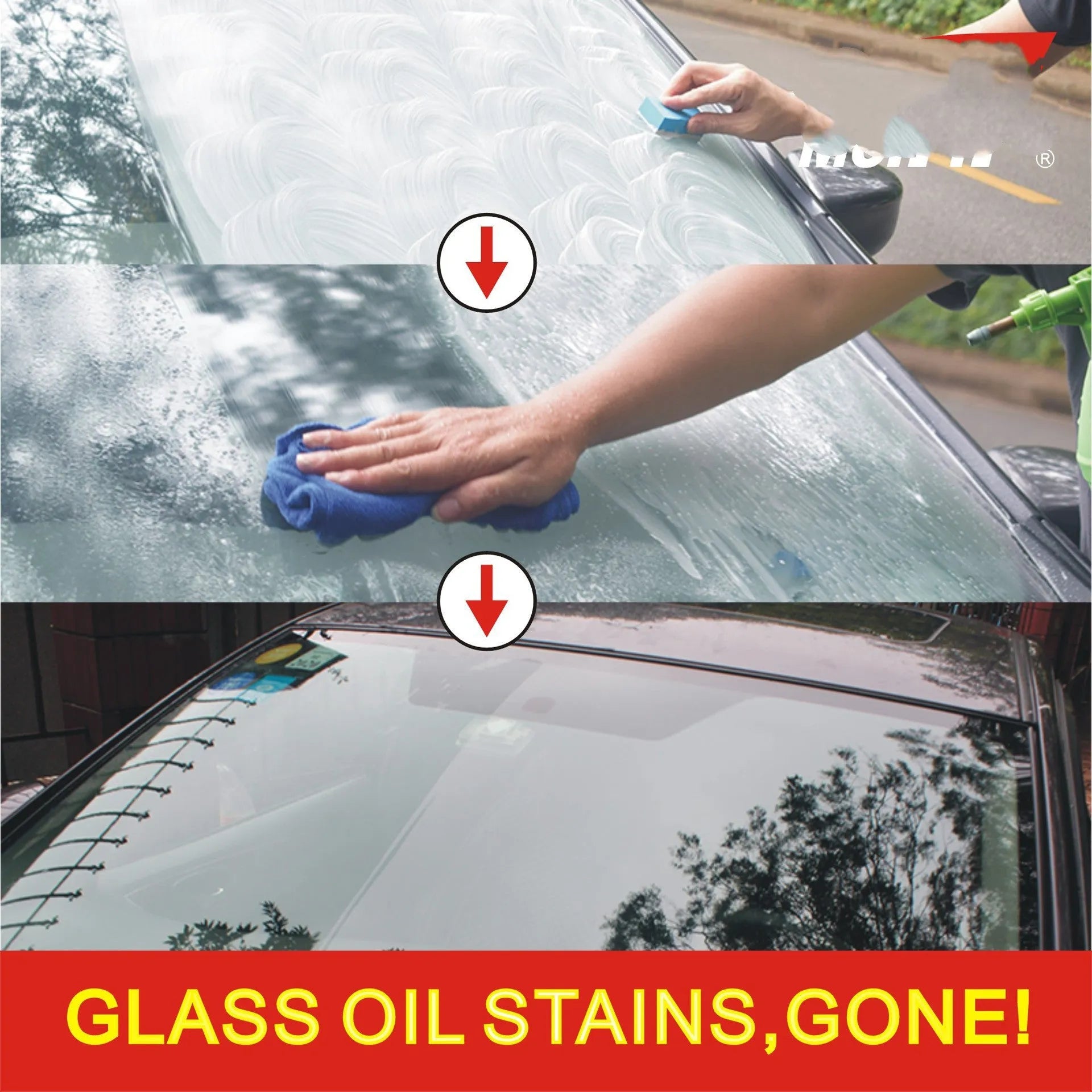 White English version bag containing 15ml automotive glass rainproof agent