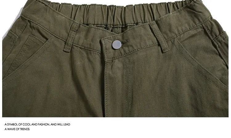 Casual wide-leg cropped workwear pants in micro-elastic fabric available in three colours