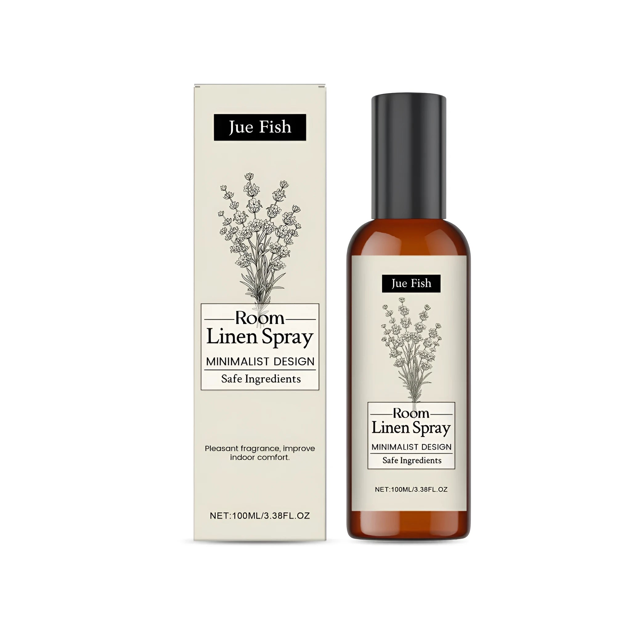 100ml indoor fragrance spray bottle with lavender scent