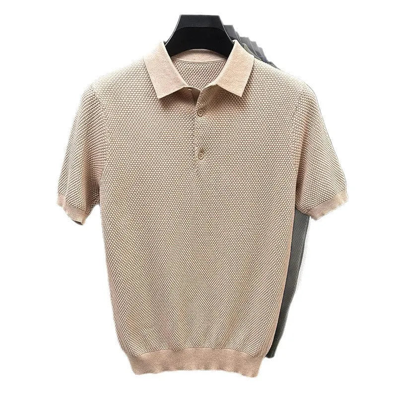 Loose fit pure cotton short sleeve sweater in multiple colours showing pullover design