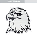 Aluminium car body sticker with animal emblem design for vehicle exterior decoration