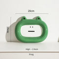 12cm ceramic pet food bowl with an animal-themed design such as a frog, panda, or pig.