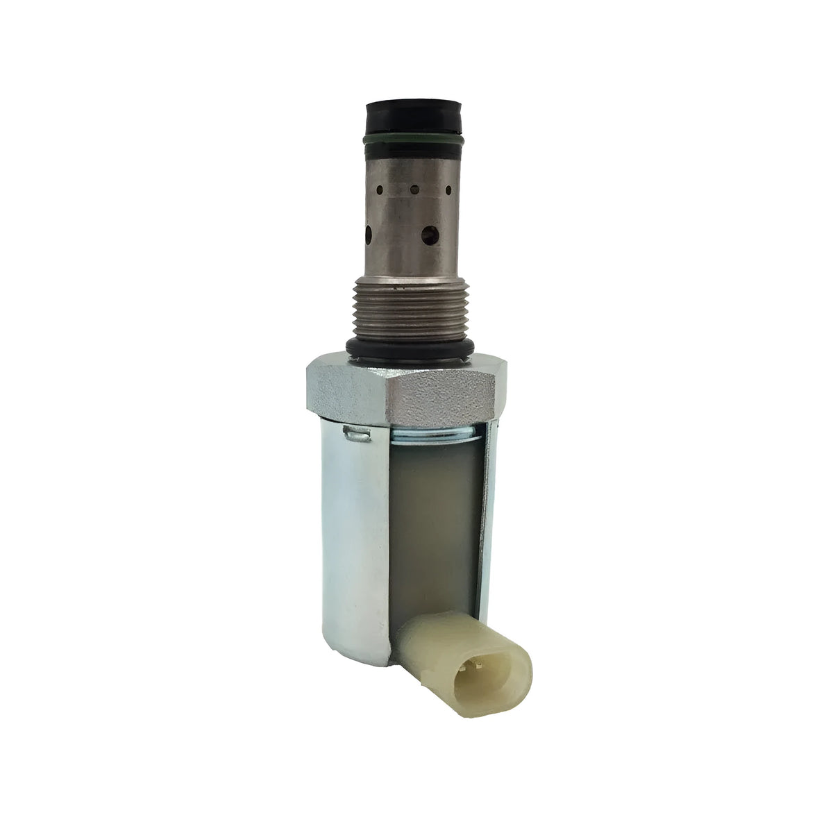 Pressure regulating valve for Ford 60L vehicles with grey or brown head.
