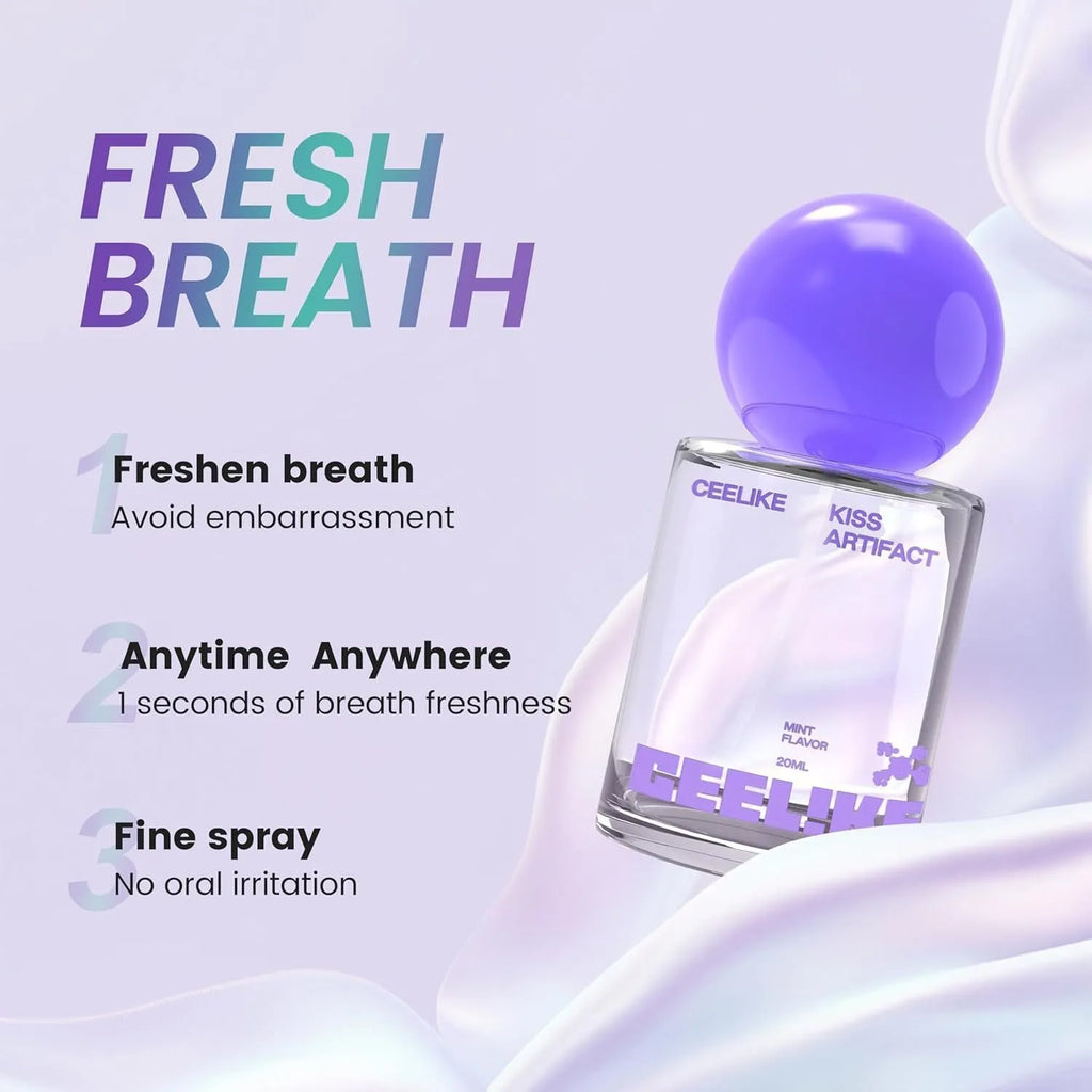20ml portable oral spray bottle with probiotic hydration formula for body care
