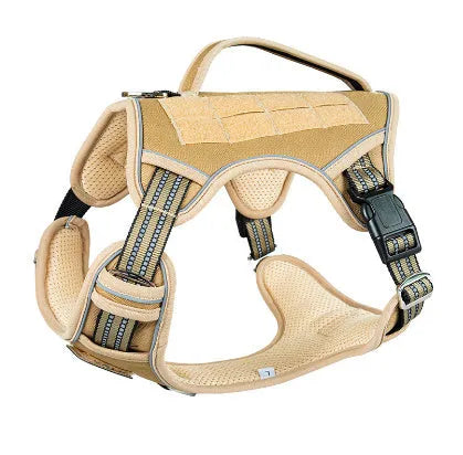 Tactical dog chest strap harness in Oxford cloth for working dogs