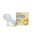 50g glass jar of natural mint tooth powder with sodium bicarbonate and bee venom extract.