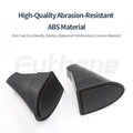 Two black plastic car door storage bins for Tesla Model Y front seat organisation.