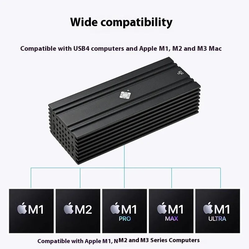 Black USB4 10G Ethernet network adapter with RJ45 port and 20cm cable.