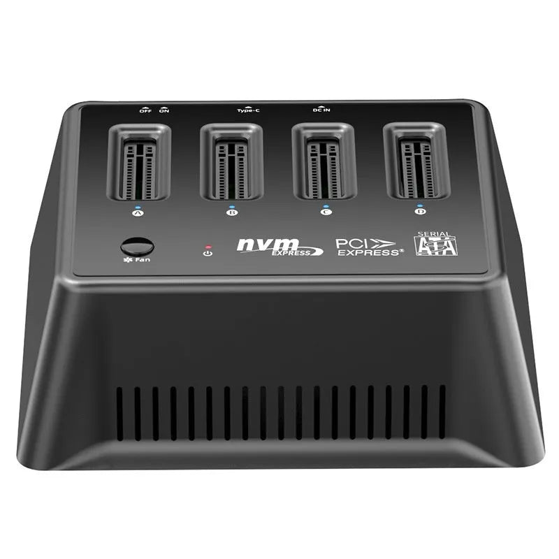 Aluminium M.2 SSD enclosure for SATA and NVMe drives with USB 3.0 cable