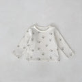 Infant clothing set with pullover shirt and suspender trousers, cotton blend, cartoon pattern, spring autumn, sizes 66-100 yards