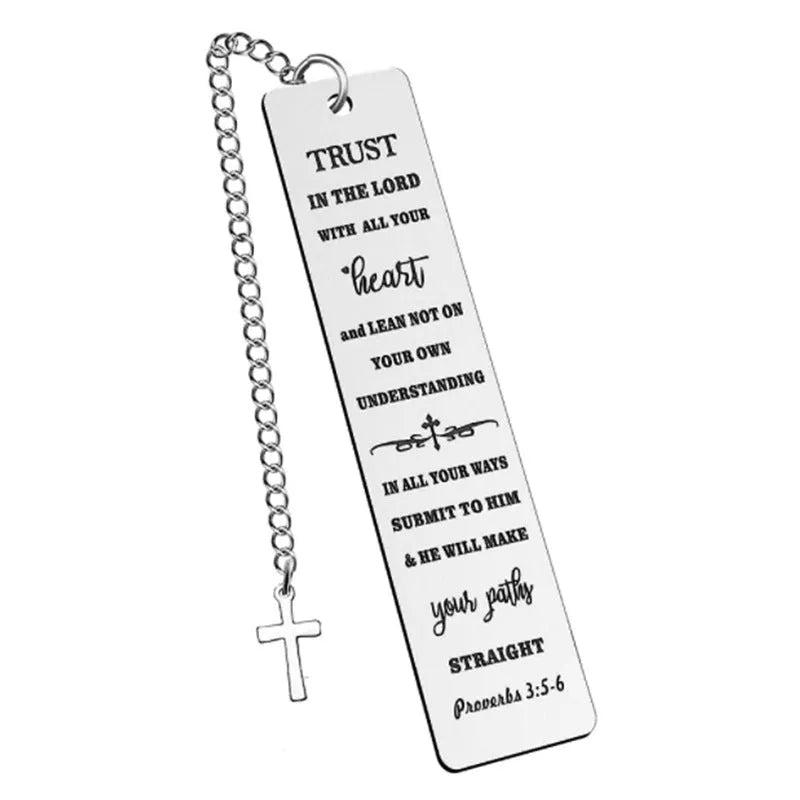 Stainless steel European style metal bookmark in CFS5170 steel colour.