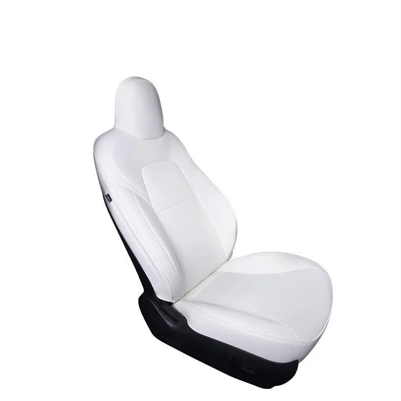 Tesla Model 3 and Y dedicated PVC/Chloroprene car seat cover package in black or white