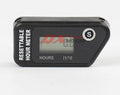 Black waterproof LCD maintenance reminder timer for engine service intervals