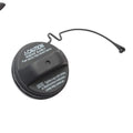 Snap-type fuel tank cap replacement part for Toyota vehicles.