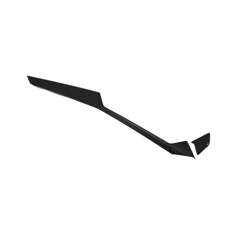 Black ABS replacement trim panel for 2019 BMW X5 front cup holder and air vent.