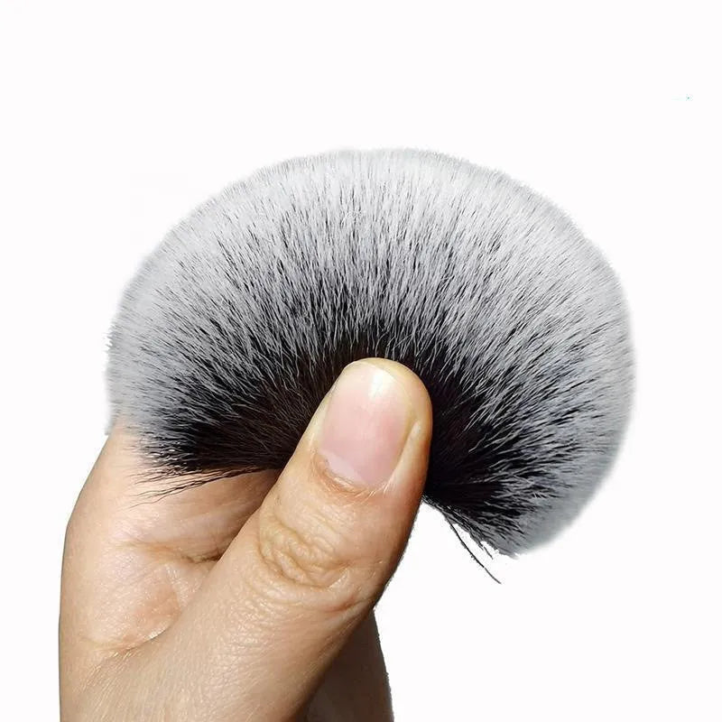 Black car detailing brush with pp handle and soft pig hair bristles in two size options