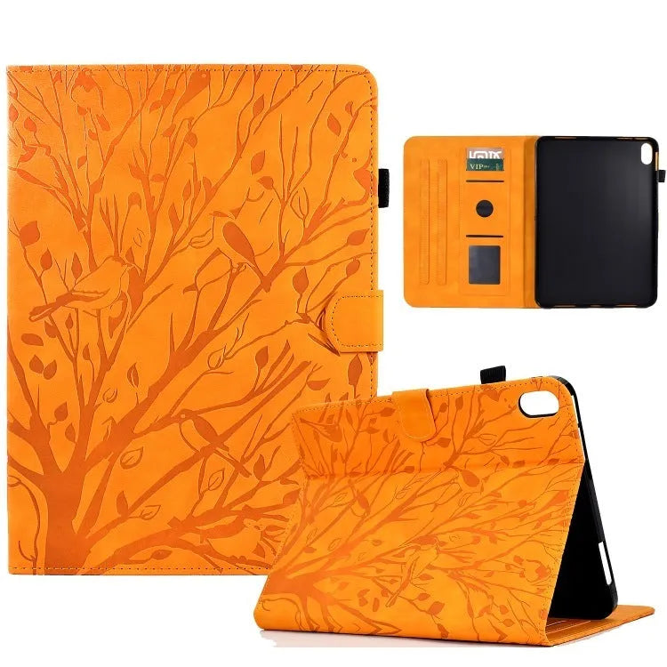 Imitation leather tablet protective case in multiple colours with a built-in bracket stand.