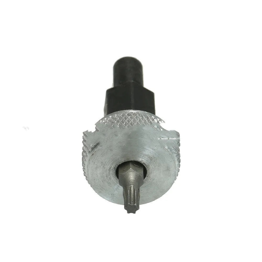 Ignition module wrench tool with carbon steel handle and knurled aluminium knobs for automotive repair