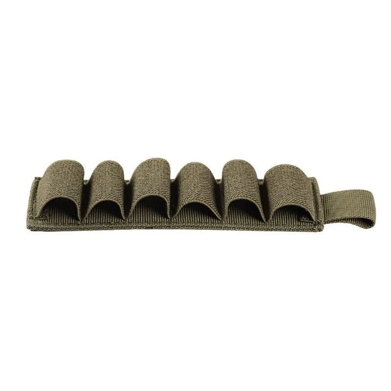 Army green 6-hole tactical organiser bag made from 1000D nylon fabric