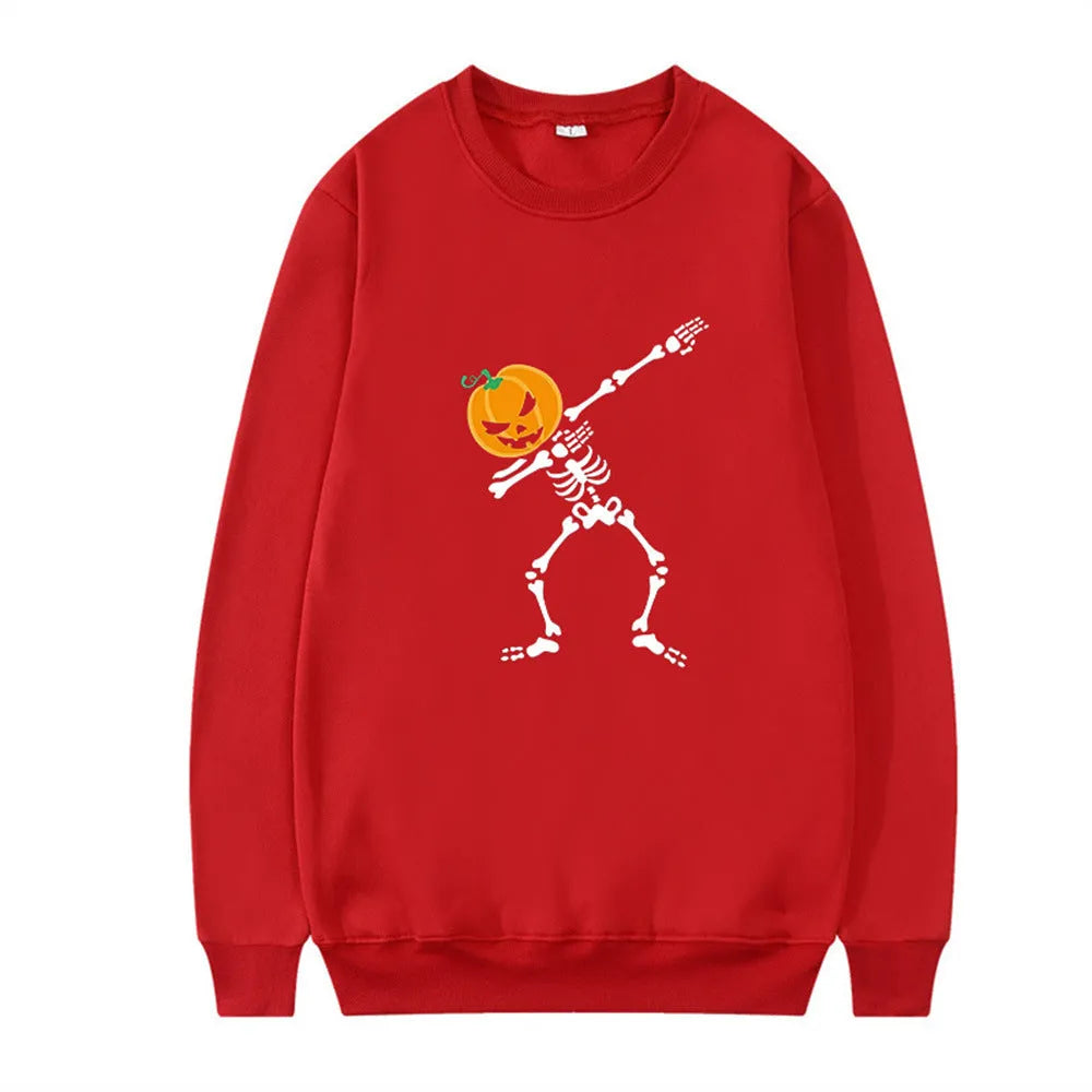 Women's cotton printed crew neck long sleeve top in multiple colours for autumn winter wear