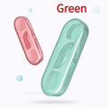 Individually packaged dental floss picks in portable bag with independent wrapping