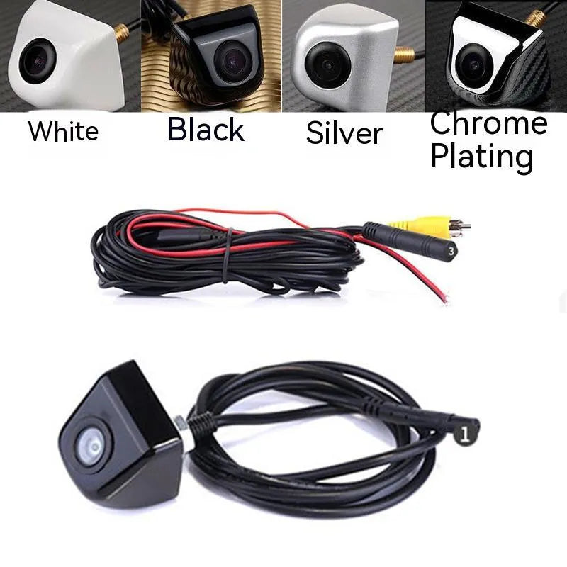 HD night vision waterproof car reversing camera with metal shell in black colour