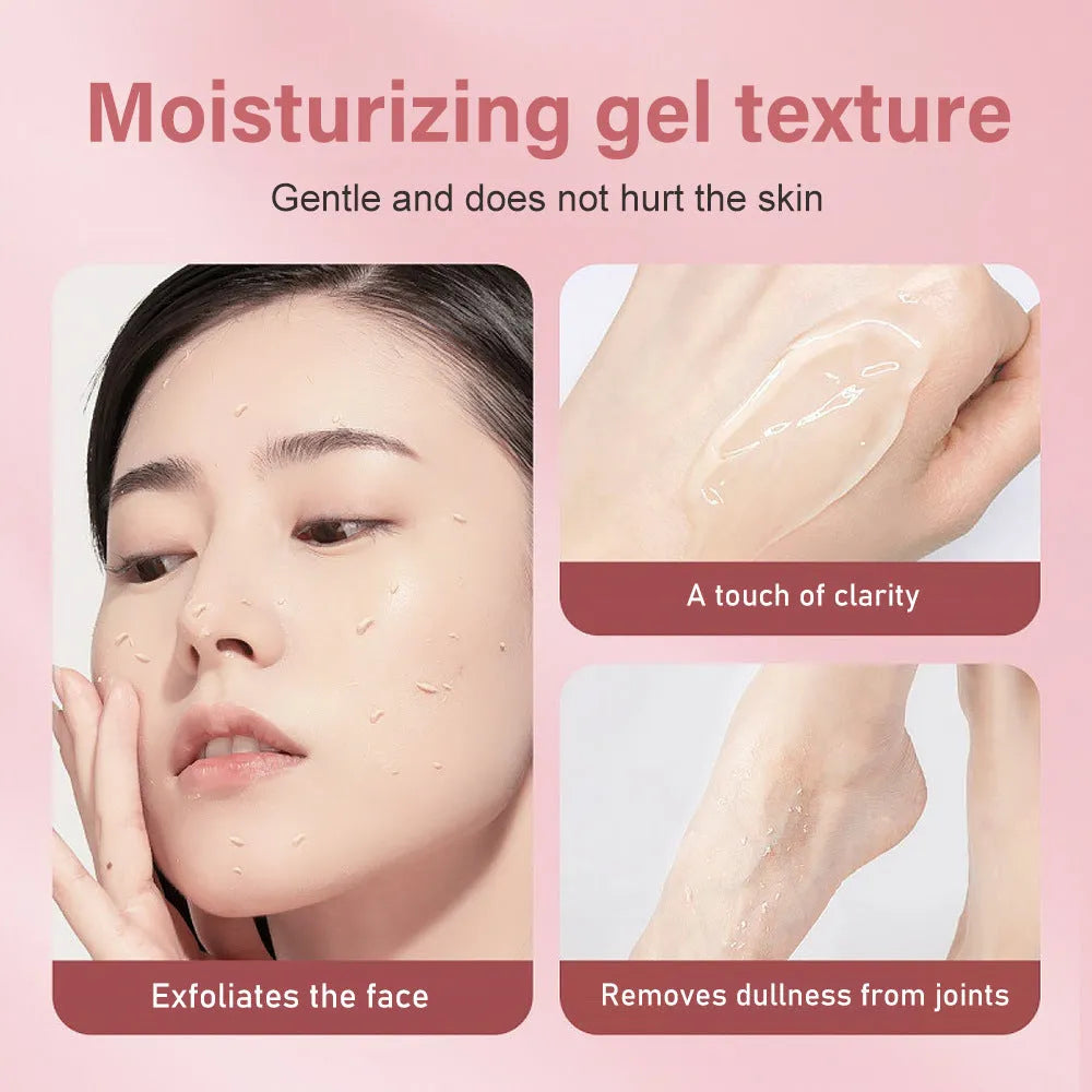 Moisturising facial exfoliating gel scrub in 132g packaging suitable for all skin types