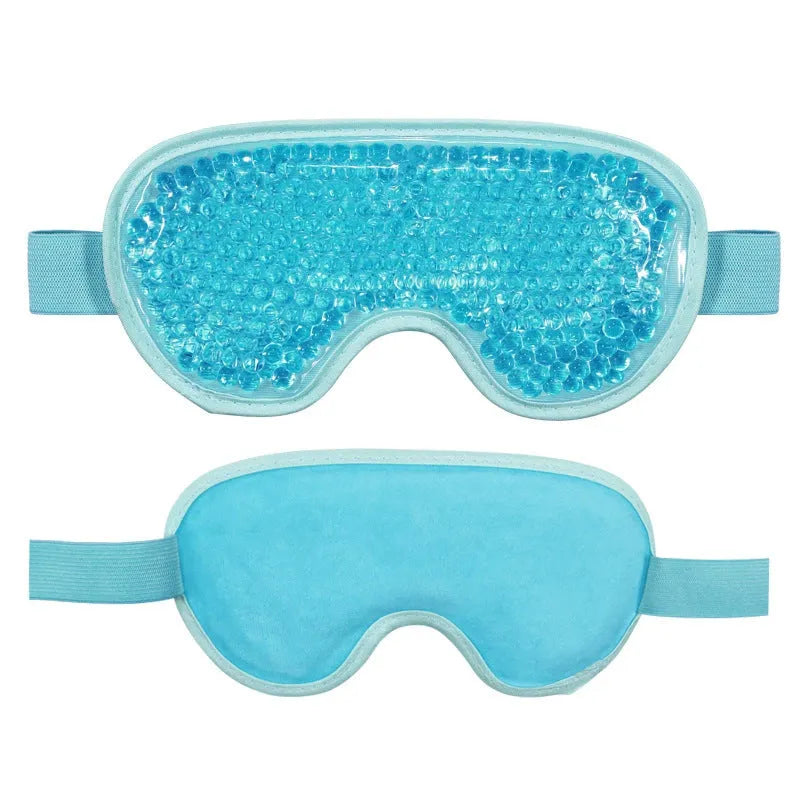 White portable rechargeable cold and hot compress eye mask device with atomisation cleaning function