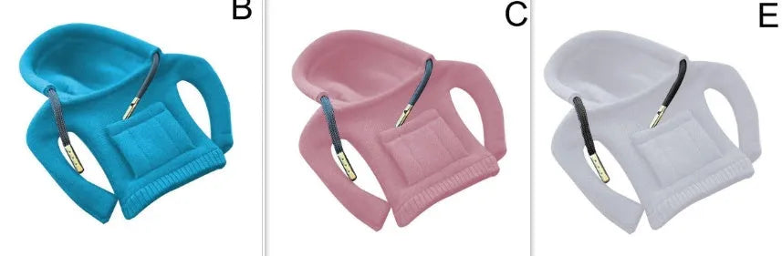 Cloth car gear shift knob hoodie cover in multiple colours for manual and automatic vehicles