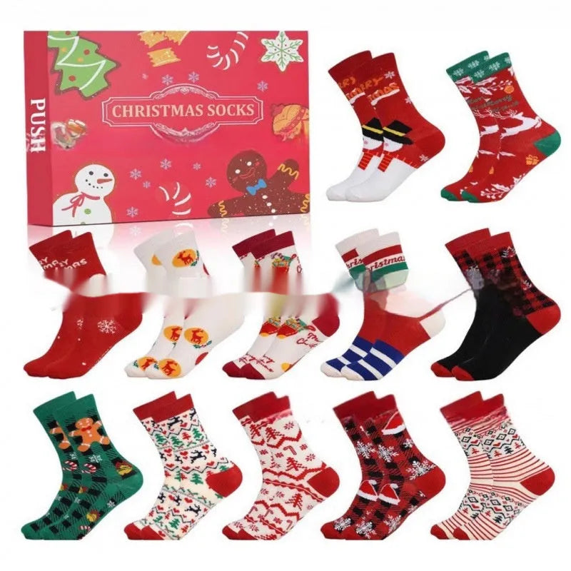 Christmas sock ornament blind box containing resin crafts miniature decoration