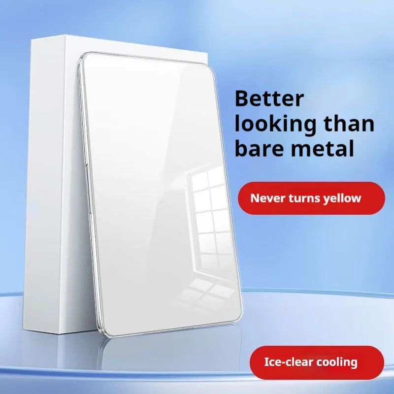 Transparent hard shell protective case for MacBook Air and Pro laptops on a table