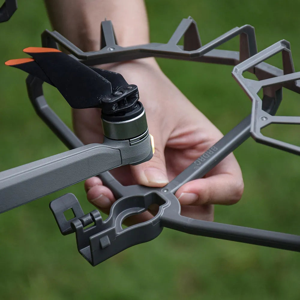 Grey ABS plastic propeller protection ring for DJI Mavic Air 2 and Air 2S drones.